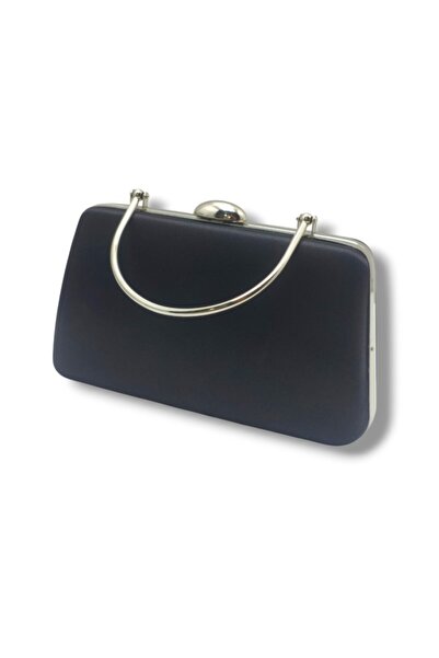 VAROL ÇANTA Varol 747-26 Satin Glitter Steel Case Evening Dress Bag