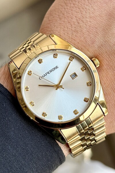 Chaperone Ch128M Men's Wristwatch with Steel Strap