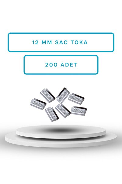 12 mm Plastik Çember Tokası 200 Adet