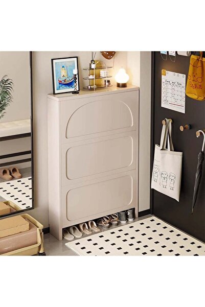 sharpdo Shoe Cabinet for Indoor Entryway, Ultra-Thin Shoe Storage Organizer, ...