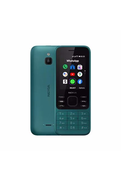 Nokia Telefon mobil 6300, Dual SIM, 4G, Verde cyan