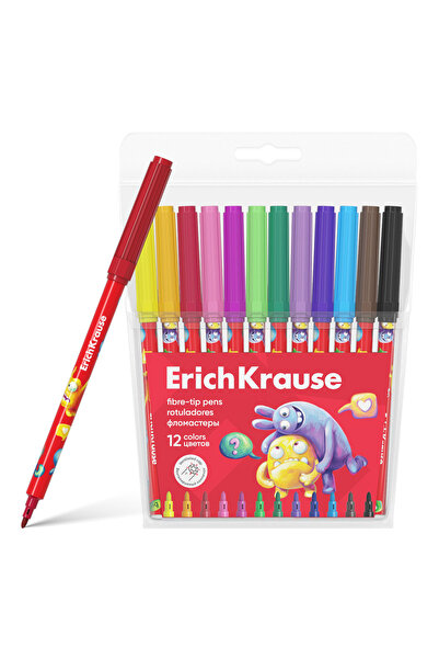OEM Carioca Erich Krause Jolly Friends 12 culori/set