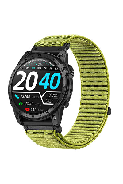 Choice62 حزام نايلون QuickFit 22 مم أخضر 26 مم 22 مم 20 مم لساعة Fenix 8/Quat...