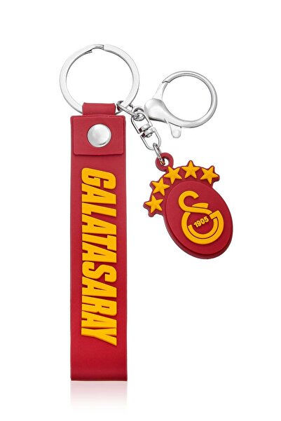Galatasaray Kırmızı Charm Arma Silikon Anahtarlık