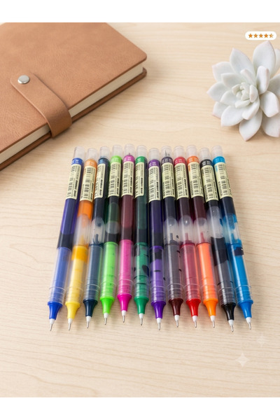 Fidanx 12 Pieces Quick-Drying Gel Pen Set 0.5 mm