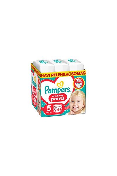 Pampers Scutece-chiloțel Active Baby 11-17kg Junior 5 (164 bucăți)