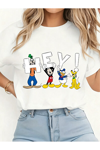 SAUDI DISNEYLAND disneyland Men and Women's 100% Cotton T-Shirt - Oversized C...