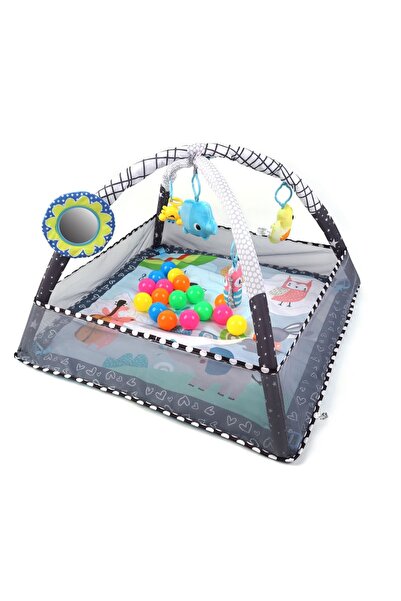 Milly Mally TinyMini JL652-1A Saltea de joacă educativă 2-în-1 cu mingi