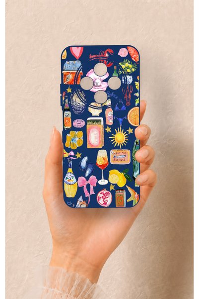 Vip Case Tecno Spark 30C Compatible Summer Patterned Silicone Case
