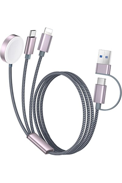 Urban URBANNX 3-in-2 Multi Charger Cable for Apple Watch, USB-C Charging Cabl...
