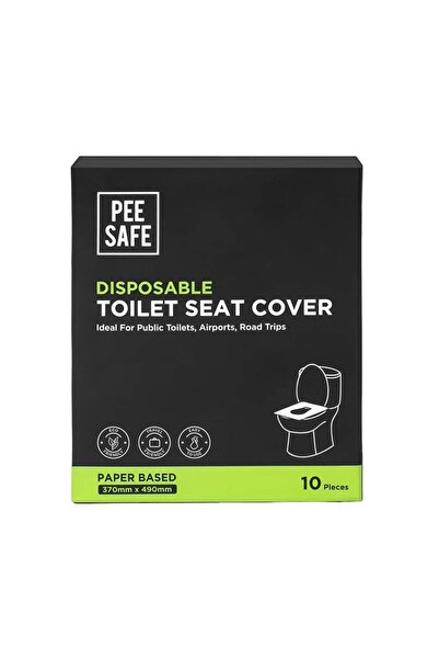 Pee Safe غطاء كرسي الحمام للحماية من الجراثيم من بي سيف - 10قطعة