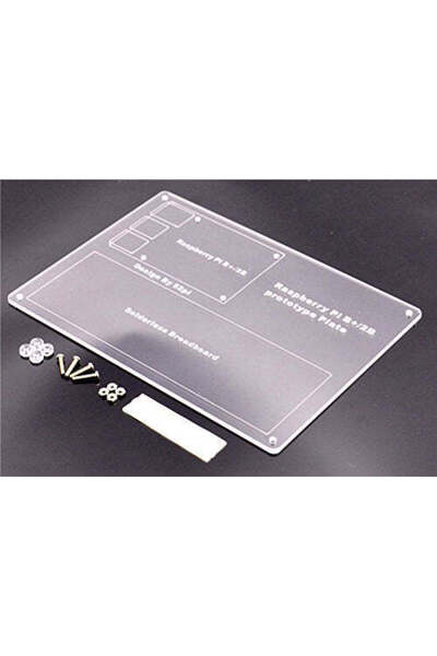 Generic Raspberry Pi 3, 2 Acrylic Transparent Base Plate Mount Experiment Bre...