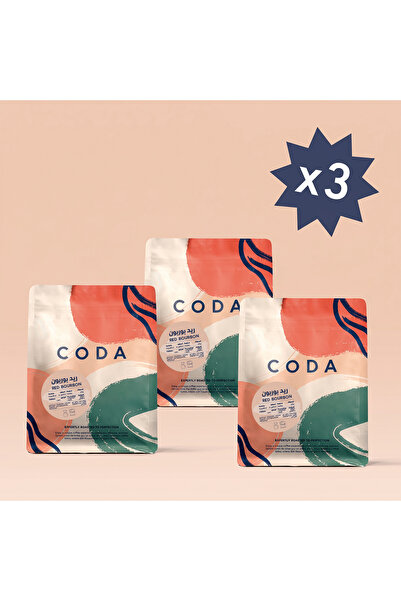 CODA EL Salvador Red Bourbon Coffee Beans 250 grm X 3
