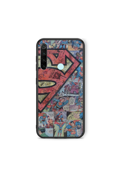 Other Xiaomi Redmi Note 8 Superman galaxy Black Glossy Θήκη
