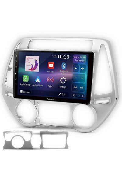 PF97BT Hyundai i20 Dijital ve Analog Klima 9 inç Carplay Androidauto Multimedya Sistemi