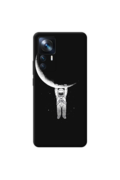 Other Xiaomi Mi 12T Swinging on the moon Transparent Silicone TPU Θήκη