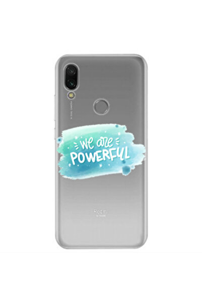 Other Xiaomi Redmi Note 7 We are Powerful Transparent Silicone TPU Θήκη