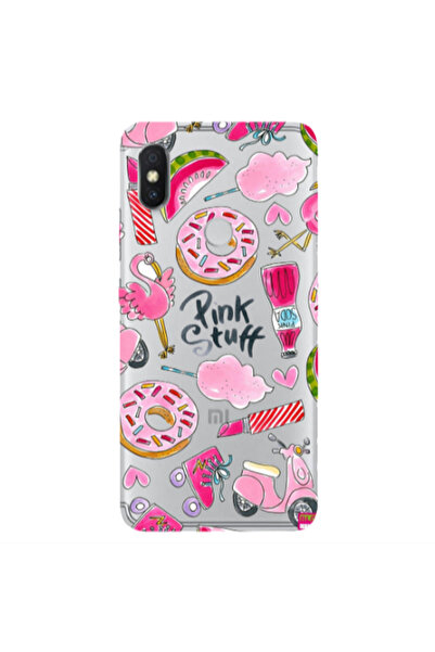 Other Xiaomi Redmi S2 pink stuff Transparent Silicone TPU Θήκη