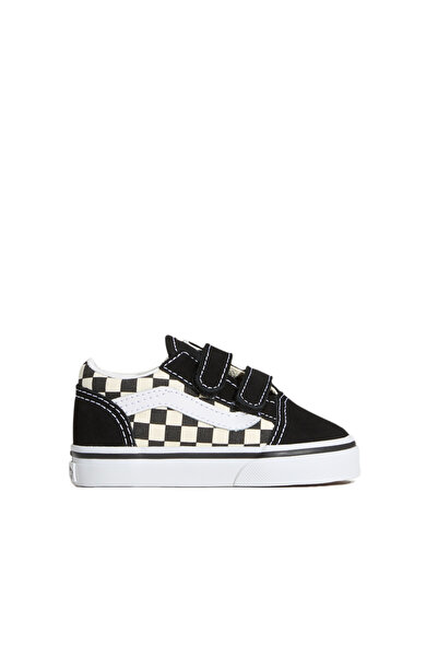 Vans Td Old Skool V Primary Check Sneakers VN0A38JNP0S1 – Black / White