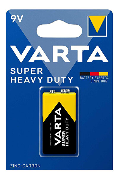 Varta μπαταρία Zinc Carbon Super Heavy Duty, 9V, 1τμχ