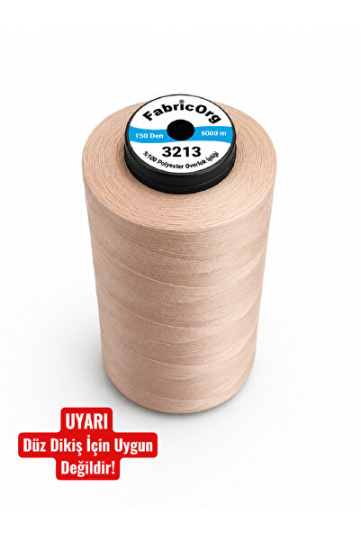 fabricorg Bükümsüz Renkli Ev & Sanayi Tipi Overlok & Piko Muz İpliği 1 Adet (...