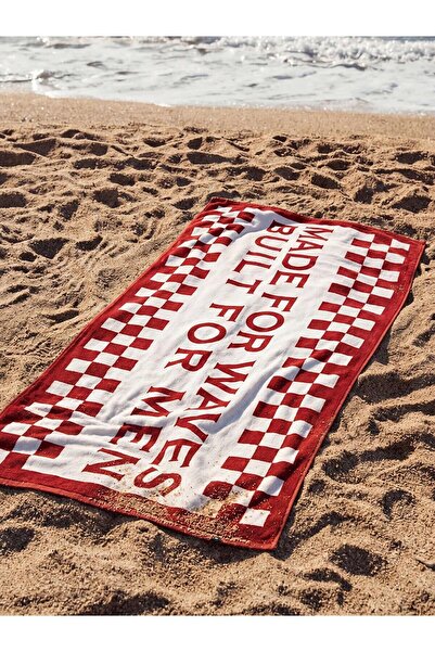 LC Waikiki Printed Cotton Men's Beach Towel 70X150 cm (S6)
