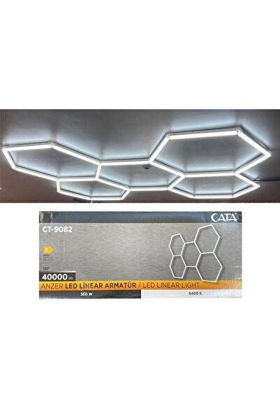 Empressco Gelişmiş 240W Led Lineer Armatür, 6400K, enerji tasarruflu ve şık t...
