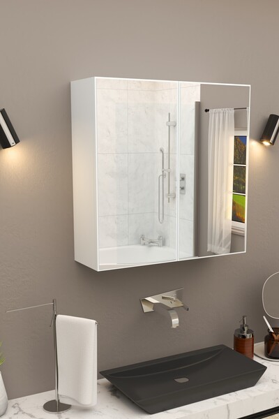 Empressco Lavobo Üstü Aynalı Banyo Dolabı - Fiyatı, Yorumları