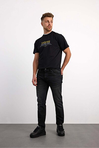 Vigoss Jeans بنطلون جينز رجالي من فيجوس أكشن 73249-73537