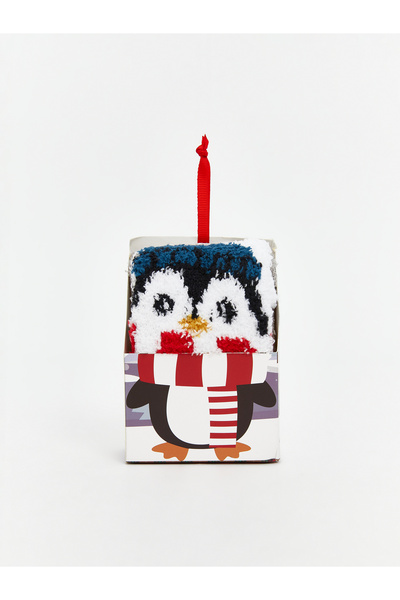 LC Waikiki Șosetă de casă pentru bărbați cu imprimeu pinguin