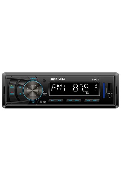 PRIME3 Radio auto CRA21 cu Bluetooth, FM RDS, redare USB/SD, 4x20W, Negru