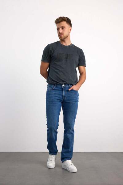 Vigoss Jeans 76081-09228 Men's Denim Regular Fit Mid Waist Mid Leg Pants 7608...
