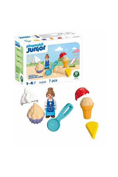 Playmobil Junior Jucarii de nisip pentru pasionatii de inghetata