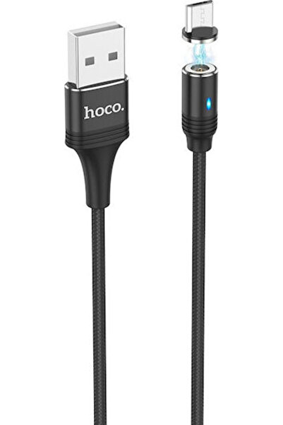 hoco. Hoco U76 Fresh 1.2μ Πλεκτό / LED / Μαγνητικό Καλώδιο USB 2.0 σε micro U...