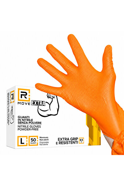 Thinq Set 50 manusi de lucru din nitril, RMove, fara pudra, Full Grip, 8.5 g,...