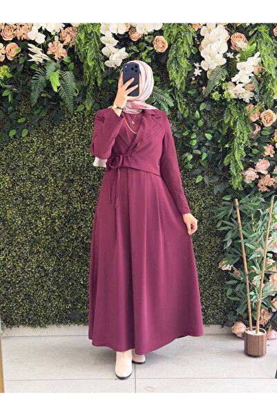 Moda Fatma Linda Krep Elbise