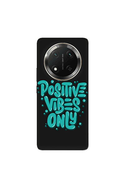 Other Honor Magic 7 Lite Positive Vibes Only Black Colored Silicone TPU Θήκη