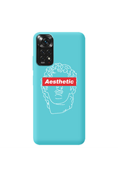 Other Xiaomi Redmi Note 11 4G Aesthetic Turquoise Colored Silicone TPU Θήκη