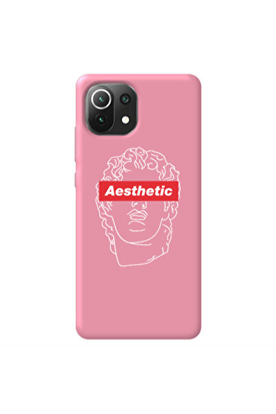 Other Xiaomi Mi 11 Lite Aesthetic Pink Colored Silicone TPU Θήκη