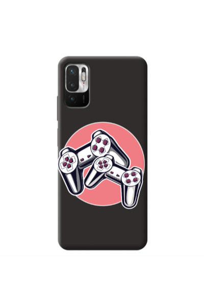 Other Xiaomi Redmi Note 10 Pro 5G Retro Joysticks Black Colored Silicone TPU ...
