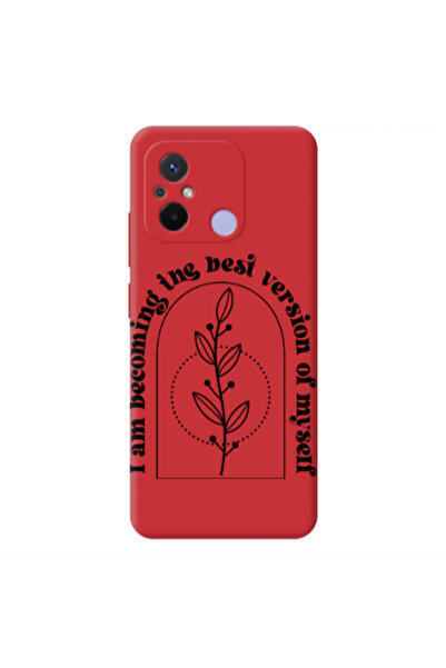 Other Xiaomi Redmi 12C I am Becoming Red Colored Silicone TPU Θήκη