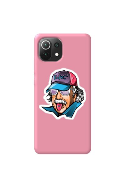 Other Xiaomi Mi 11 Lite Einstein Pink Colored Silicone TPU Θήκη