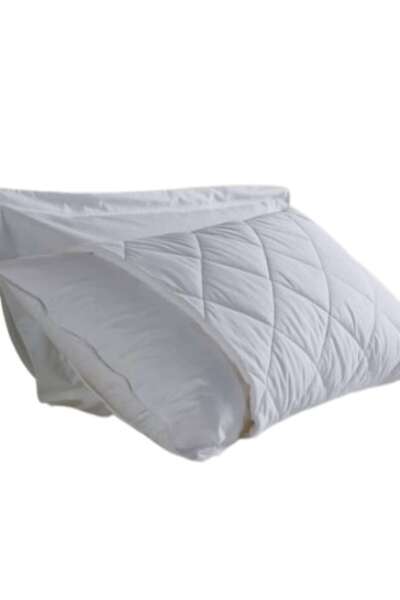OEM Set 2 fețe de pernă matlasate cu fermoar Novo Linen, Dimensiune 70x70, Hi...