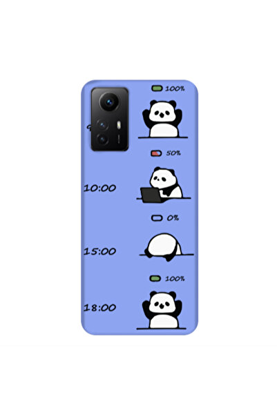 Other Xiaomi Redmi Note 12s My situation at work Light Purple Colored Silicon...