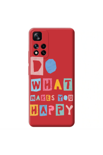 Other Xiaomi Redmi Note 11 Pro 5G Do What Makes Red Colored Silicone TPU Θήκη