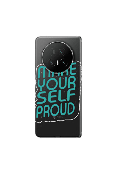 Other Honor Magic V5 Make Your Self Proud Transparent Silicone TPU Θήκη