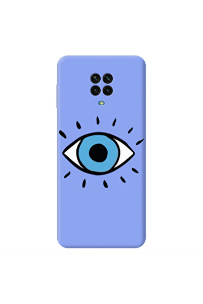 Other Xiaomi Redmi Note 9 Pro Shining Eye Light Purple Colored Silicone TPU Θήκη