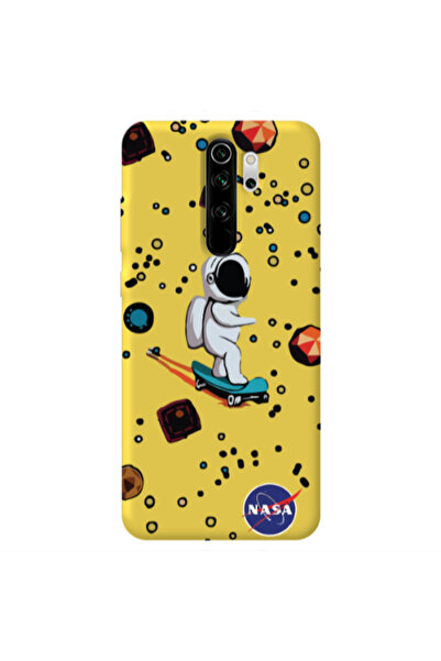 Other Xiaomi Redmi Note 8 Pro Astronaut with skateboard Yellow Colored Silico...