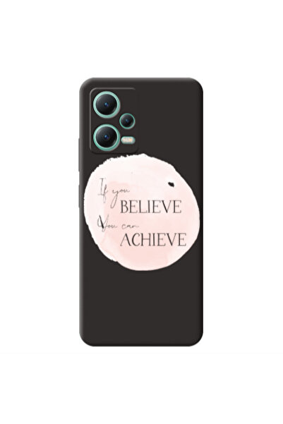 Other Xiaomi Redmi Note 12 Pro 5G If You Believe Black Colored Silicone TPU Θήκη