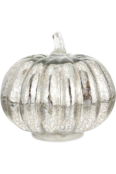 OEM Lampă din sticlă Lampion Dovleac LED Decorativ Halloween 16 x 14 cm